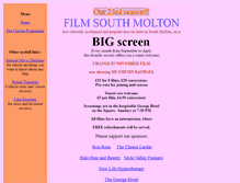 Tablet Screenshot of filmsouthmolton.org.uk